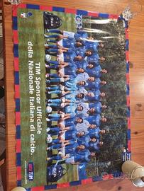 Poster Nazionale Italia calcio Europei 2004