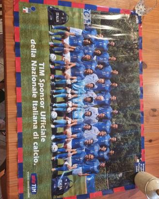 Poster Nazionale Italia calcio Europei 2004