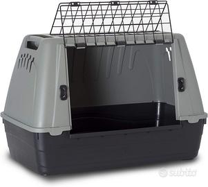 Trasportino omologato per Cani Grigio 77x43x51H