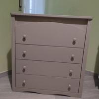 cassettiera/fasciatoio tortora + cameretta ponte