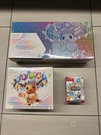 Carte pokemon lotto evoluzioni prismatiche sealed