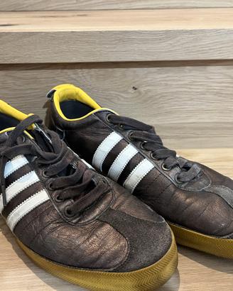 Adidas Samba vintage marroni gialle EU 44,5
