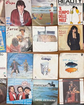 Dischi 45 giri artisti misti