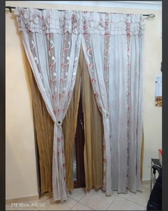 tenda completa da cucina con bastone nuova