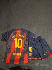 Completino bambino Barcellona Yamal 10 calcio
