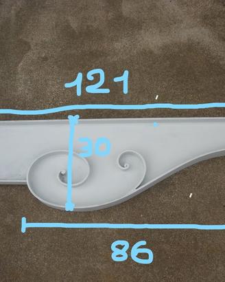 mensole in ferro battuto