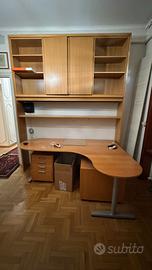 Libreria con scrivania
