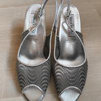 Sandali slingback Valleverde tacco 6 a spillo