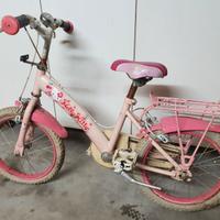 Bicicletta bianca e rosa di Hello Kitty