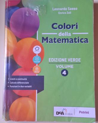 I Colori della Matematica Edizione Verde Vol. 4