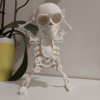 Scheletro flessibile per halloween gioco statua