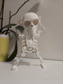 Scheletro flessibile per halloween gioco statua