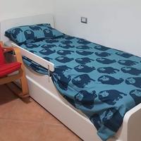 Letto singolo bianco Ikea