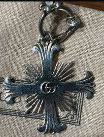 Croce  gucci argento