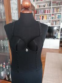 corsetto donna nero 