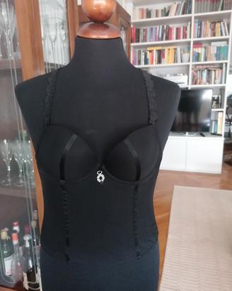 corsetto donna nero 