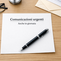 Lettere e comunicazioni urgenti anche in giornata