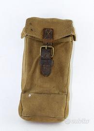TASCA PORTAMUNIZIONI MILITARE ITALIANA D'EPOCA