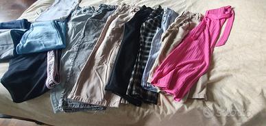 lotto vestiti pantaloni felpe ragazza 10/12 anni