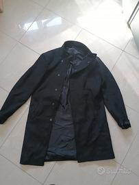 capotto giacca nera elegante uomo taglia s 