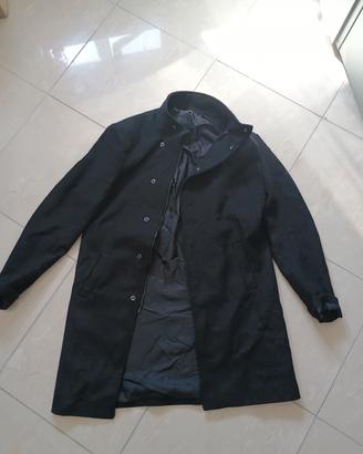 capotto giacca nera elegante uomo taglia s 