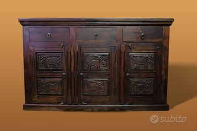Credenza in TEAK MASSELLO INDONESIANO