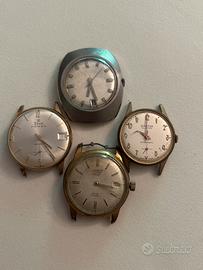 Lotto orologi vintage made in svizzera per ricambi