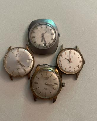 Lotto orologi vintage made in svizzera per ricambi