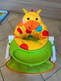 Sedia poltroncina neonata animali fisher price