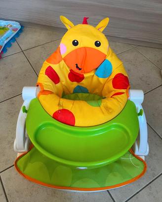 Sedia poltroncina neonata animali fisher price