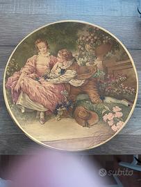 Piatto in oro zecchino