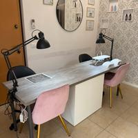 Scrivania nails postazione doppia