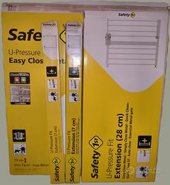 3 Cancelletti Sicurezza Safety 1st + 3 Estensioni