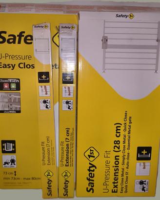 3 Cancelletti Sicurezza Safety 1st + 3 Estensioni