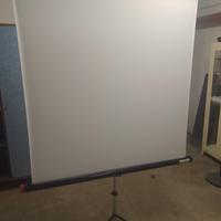 TELO PER VIDEOPROIEZIONE CM. 130 LARGH. 150 CM. AL