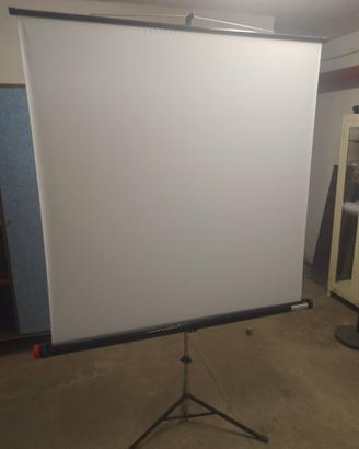 TELO PER VIDEOPROIEZIONE CM. 130 LARGH. 150 CM. AL