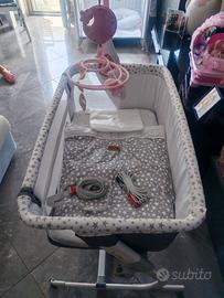 Culla Next2Me Jané mod. Babyside+giostrina chicco