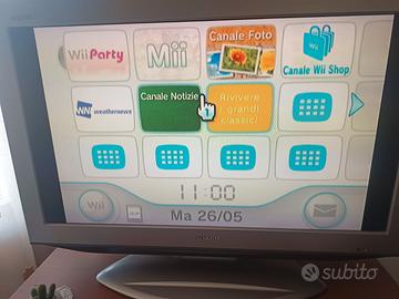 Console Nintendo Wii Bianca + 2 Controller +giochi