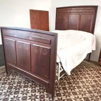 Letto in ferro fine ‘800 decorato