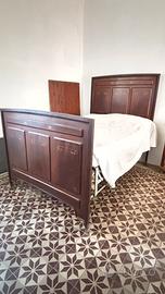 Letto in ferro fine ‘800 decorato
