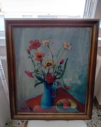 Quadro fiori e frutta di Castaldini