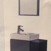 Mobiletto bagno sospeso,piccole dimensioni