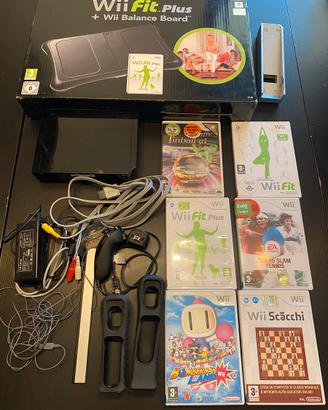 Nintendo Wii Black con Balance Board + giochi
