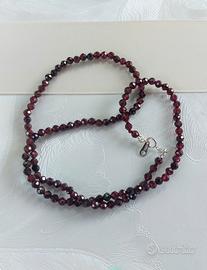 Collana Granato Naturale 