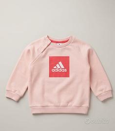 Felpa Adidas rosa 12-18 mesi