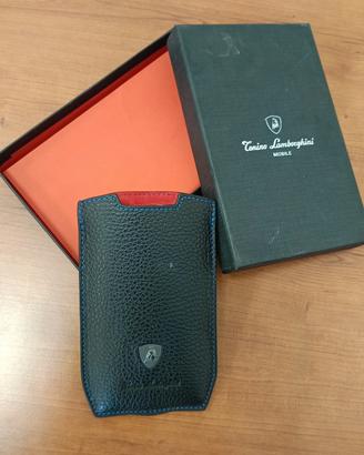PORTA CELLULARE IN PELLE LAMBORGHINI