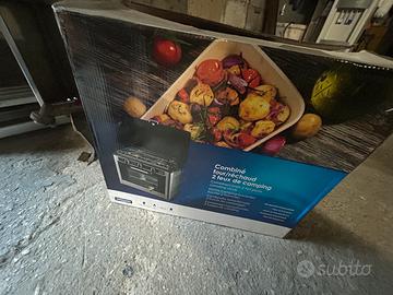 Combinato forno e 2 fornelli  per campegio
