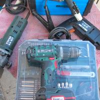 TRAPANO A E.G+AVVITATORE-20 WATT+FLEX+SALDATRICE