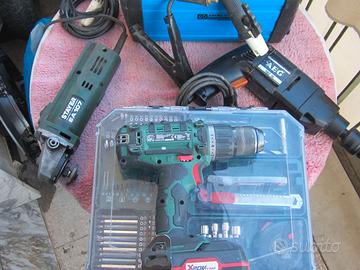 TRAPANO A E.G+AVVITATORE-20 WATT+FLEX+SALDATRICE