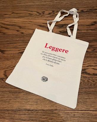 Borsa Einaudi Leggere Kafka Originale Nuova